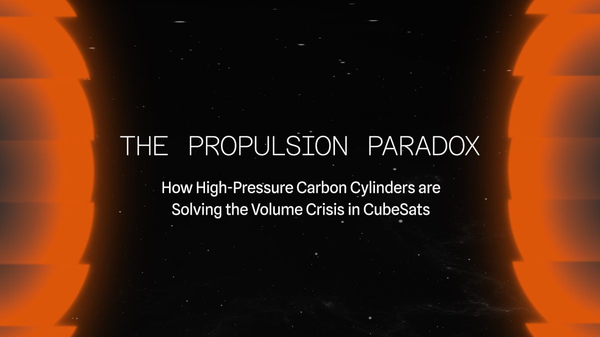 The Propulsion Paradox -- How High-Pressure Carbon Cylinders are Solving the Volume Crisis in SmallSats
